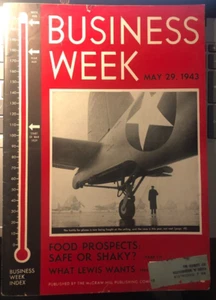 BUSINESS WEEK magazine May 29, 1943 wartime issue - Picture 1 of 3