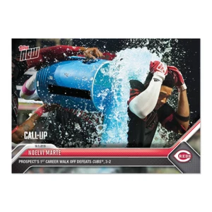 Noelvi Marte Call Up 1st Career Walk Off 2023 MLB TOPPS NOW 795 - Imagen 1 de 2