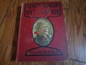 Gems of Modern Wit and Humor, 1903 First Ed H/C, Burdette Dickens Harte Twain + - Imagen 1 de 5