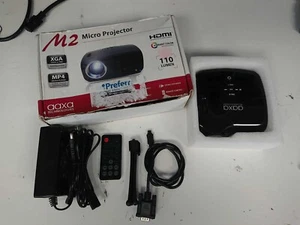 Aaxa M2 LED Micro Projector Bundle Pre-owned VG Condition - Picture 1 of 1
