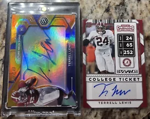 2020 Panini Elements Terrell Lewis On Card Auto /149 Rookie Ticket Auto Alabama - Picture 1 of 6