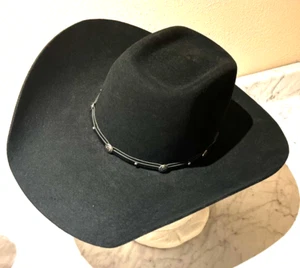 Resistol 3X Premium Wool Cowboy Hat Sz 6 7/8 Reg Oval 4 1/4" Brim SelfConforming - Imagen 1 de 12