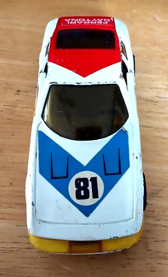 Coche diecast vintage Corgi Toys # 81 azul y rojo blanco años 70 Estate grado 6/7 Foto 1 de 4