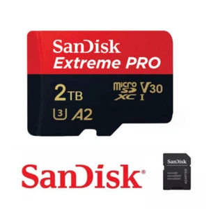 2TB Extreme Pro Micro SD Karte Speicherkarte C10 V30 TF Karte Memory Card - Bild 1 von 2