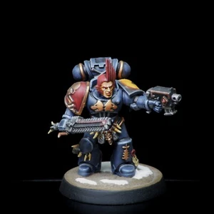 Warhammer 40k Pintado Profesional Lobos Espaciales Marines Espaciales - Imagen 1 de 6