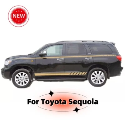 For Toyota Sequoia Side Skirt Stripes Graphics Waist Line Decal Car Sticker - Image 1 of 4