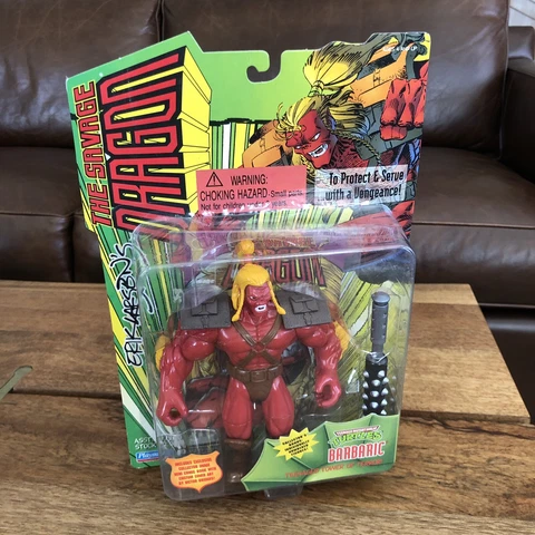 1995 Playmate’s Erik Larsen’s TMNT The Savage Dragon Barbaric Action Figure NEW Cover
