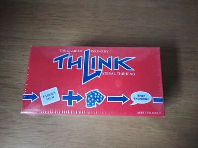 Thlink Lateral Thinking Vintage 1995 Game Original BNIP Sealed Board  - Image 1 of 4