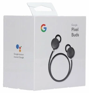 Google Pixel Buds In-Ear Wireless Headphones W/Charging Case -Just Black GA00205 - Picture 1 of 3