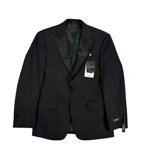 Lauren Ralph Lauren Mens UltraFlex Leary Classic Fit Tuxedo Jacket Black 38S - Picture 1 of 4