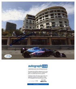 Esteban Ocon signed photo 8x10 exact proof ACOA autographed F1 Alpine 5 - Picture 1 of 4