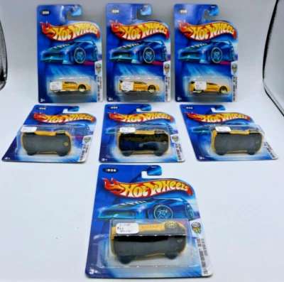 Hot Wheels #36 First Editions 36/100 LOTUS SPORT ELISE Yellow/Golds NIB Lot of 7 - Image 1 of 4
