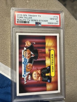 PSA 10 Penn & Teller Penn and Teller Spoof 2016 Garbage Pail Kids Card - Image 1 of 2