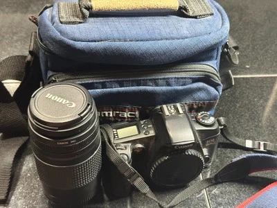 Пленочная камера Canon EOS Rebel G 35 мм с зум-объективом EF 75-300 мм - Изображение 1 из 4