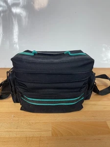Vintage Z-Bag USA Camera Bag – Black w/ Teal Interior – Shoulder Strap – Padded - Picture 1 of 9