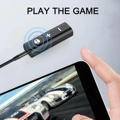 Bluetooth 5.0 Receiver For 3.5mm Jack Headphones Audio M7I H0J7 Adapter Aux Y9E3 - Image 1 of 4