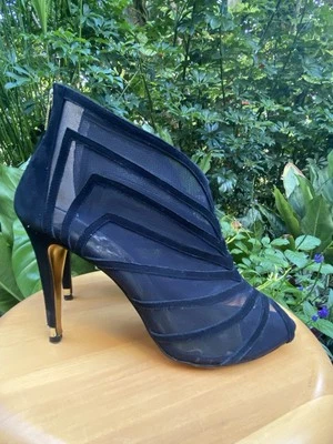 Ted Baker London Taminaa Mesh High Heel Back Cut Out Bootie size 8.5 US 41 Euro - Изображение 1 из 4