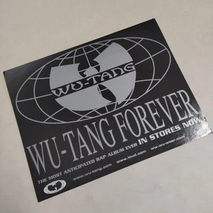 Wu-Tang Clan Forever Official Promo Sticker Large 20.5x26.5cm for Collectors - Picture 1 of 4