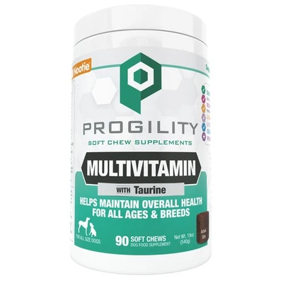 Multivitamínico Masticable Suave Perro 90ct con Taurina Inmune Corazón Cerebro Articulación Todos los Tamaños Foto 1 de 4