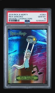 Cryptozoic Rick and Morty Season 1 PSA 10 Rick Sanchez Character Chase Card CB01 - Picture 1 of 2