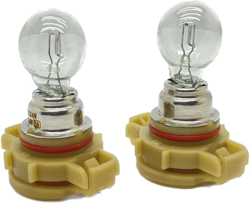 2x 12V 24W H16 white Bulbs Lamp Fog 9009 Psx24W Warm White - Image 1 of 4