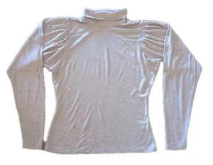Witchery Long Sleeved Pullover Knit Top Wool Modal Blend XS Beige - Picture 1 of 7