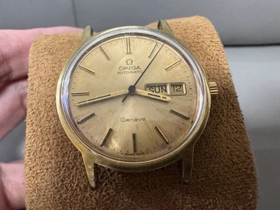 1972 Vintage Omega Geneve Watch Automatic Day-date 1660117 * For Parts * - image 1 of 4