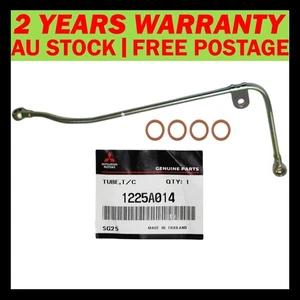 Genuine Turbo Charger Oil Feed Pipe+Gaskets For Mitsubishi Triton MN 4D56 2.5L - Bild 1 von 7