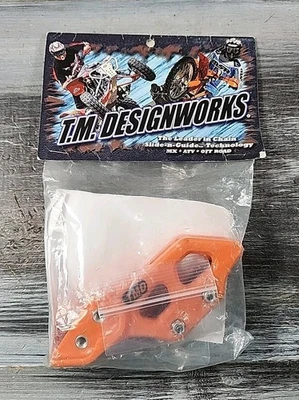 TM Design Works Rear Chain Guide Orange RCG-KT50-OR KTM 50 SX 2007-2015 - Image 1 of 3
