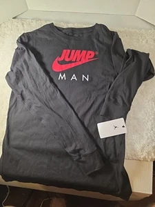 Nike Air Jordan Jump Man Long Sleeve T- Shirt Size XL 13-15 Year Old - Picture 1 of 4