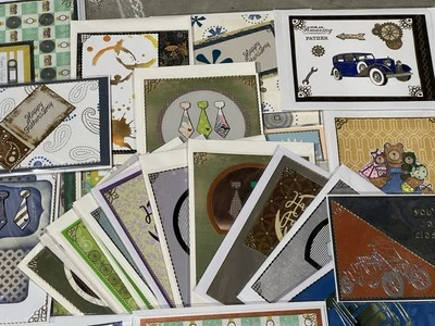 Tarjetas del día del padre hechas a mano. ¡Hecho con TLC! Interior en blanco para personalizar Foto 1 de 4