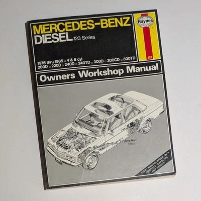 Manual de reparación de taller Haynes Mercedes-Benz diésel serie 123 1976-1985 4 y 5 cilindros Foto 1 de 4