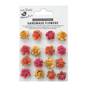 Little Birdie Clarissa Paper Bouquet 16/Pkg-Boho Vibes - Picture 1 of 1