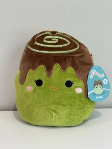 Original Squishmallows 9" Malta The Matcha Cinnamon Roll NEW - Picture 1 of 2