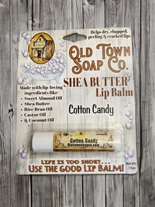 Cotton Candy Shea Butter Natural Lip Balm Old Town Soap Co - Picture 1 of 1