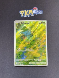 Juego de cartas coleccionables Pokémon Bulbasaur 151 166/165 ilustración raro LP. - Imagen 1 de 3