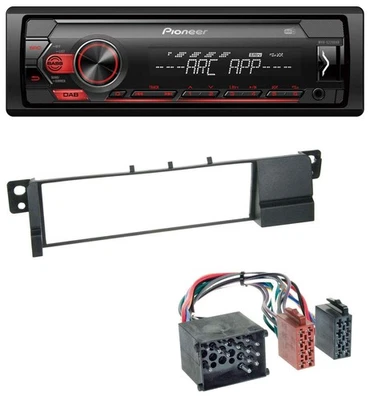 Pioneer DAB 1DIN MP3 AUX USB Autoradio für BMW 3er E46 (Rundpin, ab 1998) - Bild 1 von 4
