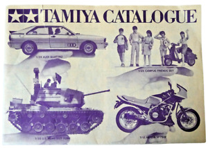 VINTAGE TAMIYA Maßstab Modellekatalog 1984 Autos Motorräder LKW Sammlerstück