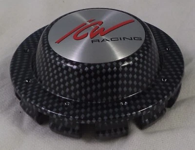 ICW Racing Wheels Teflon / Silver Custom Wheel Center Cap Caps # 89-9535 - Изображение 1 из 4