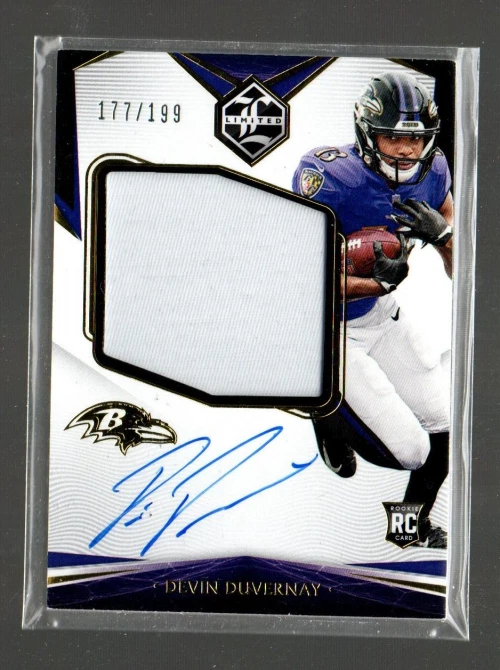 2020 Limited #175 Devin Duvernay Auto Jersey /199 - Image 1 of 1