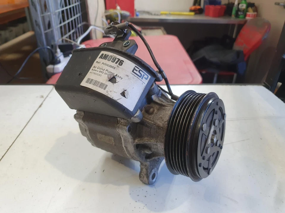 SUBARU OUTBACK A/C COMPRESSOR 5TH GEN, 2.5, EJ25, PETROL (6TH VIN = 9), DENSO 10 - Image 1 of 4