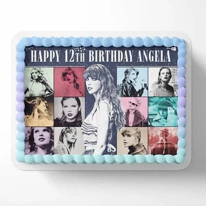 Taylor Edible Cake Topper Party Decoration Edible Image - Picture 1 of 7