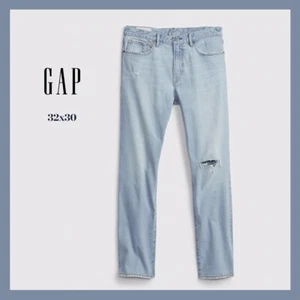 NWT - GAP Men's Classic Straight Jeans in GapFlex, Light Wash Size 32x30 - $79 - Picture 1 of 7