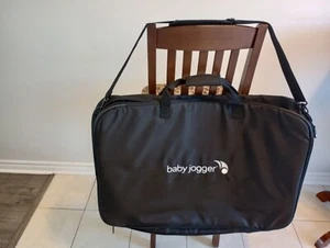 BABY JOGGER SINGLE UNIVERSAL CARRY BAG BLACK WITH SHOULDER STRAP 51331 NICE CDTN - Picture 1 of 5