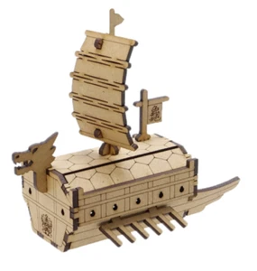 3D Wooden Puzzle / Korean Turtle Ship (Geobukseon) Model Kit / Maid in Korea - Picture 1 of 3