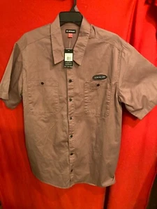 AIRWALK DRESS/CASUAL SHORT SLEEVE SHIRT-ROSE-XXL - Picture 1 of 4