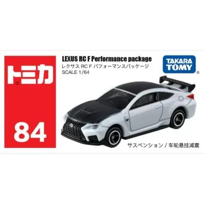 Takara Tomy Tomica 84 Lexus RCF Performance Package Metal Diecast Toy Car New - Image 1 of 4