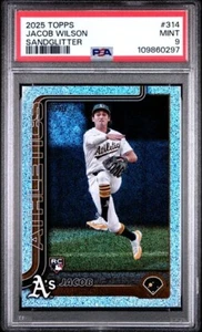 Jacob Wilson 2025 Topps Serie 1 - Brillo Arena RC PSA 9 - Imagen 1 de 2
