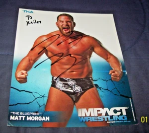 Wrestling Matt Morgan Autographed 8x10 Picture - Picture 1 of 2
