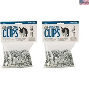 Lightweight Classic Wire Cage Clips - Efficient Assembly for Rabbit Hutches - Afbeelding 1 van 2